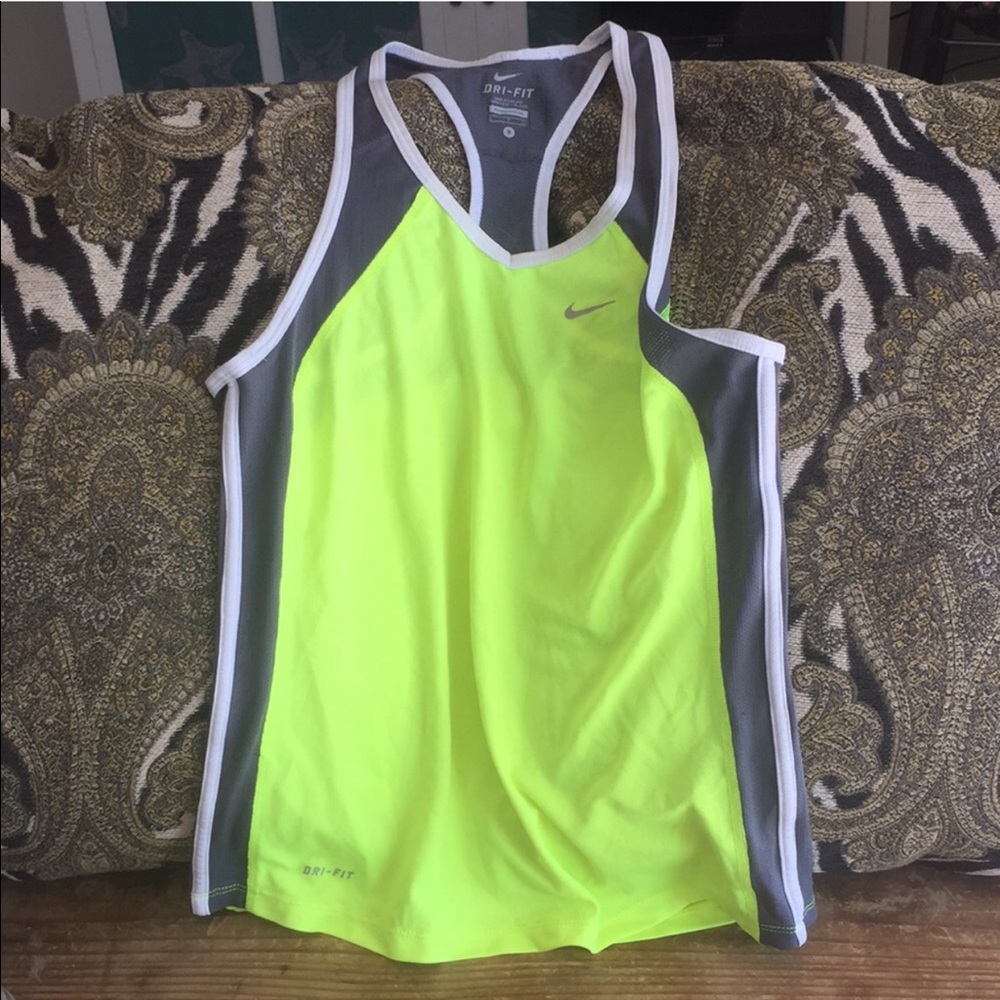 Nike Dri- Fit Workout Tank Top Sleeveless Shirt Sz Small EUC